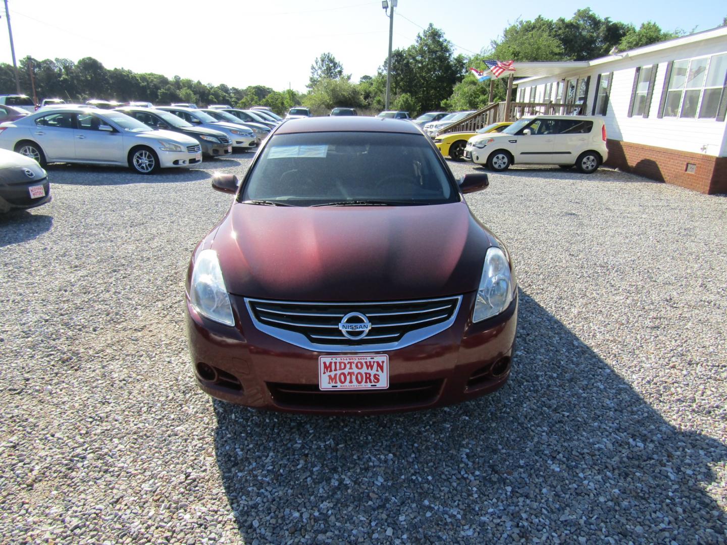 2011 Red /Gray Nissan Altima 2.5 S (1N4AL2AP2BN) with an 2.5L L4 DOHC 16V engine, Automatic transmission, located at 15016 S Hwy 231, Midland City, AL, 36350, (334) 983-3001, 31.306210, -85.495277 - Photo#1